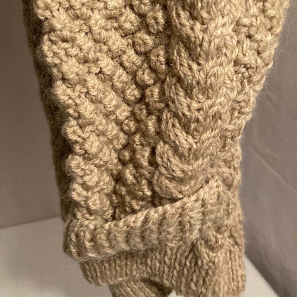 Sweater chunky and warm brown - Picture 15 of 15